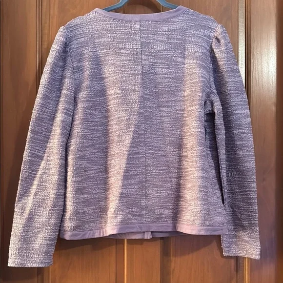 Maurices Purple Button-Up Cardigan Jacket - Picture 4 of 4